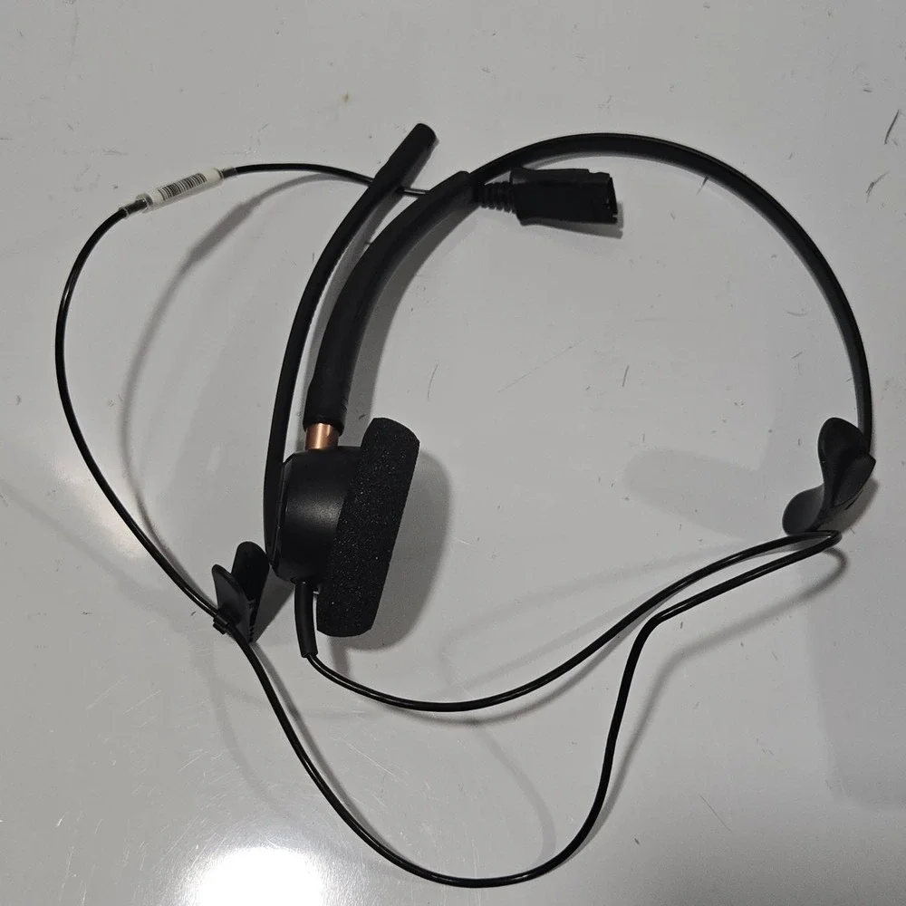 Plantronics EncorePro 510 HW510 Wired Mono Headset Noise Canceling Black Poly